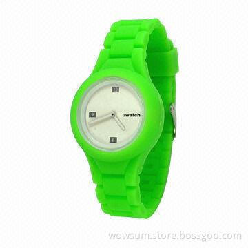 Brand New Fashionable Silicone Watch, Eco-friendly Material
